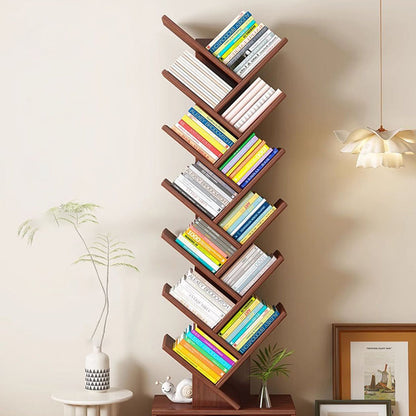 Contemporary Creative Rectangular Eco-Friendly Board 6/8/10/12 Tier Bookshelves For Home Office 1