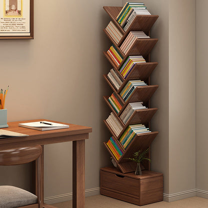 Contemporary Creative Rectangular Eco-Friendly Board 6/8/10/12 Tier Bookshelves For Home Office 2
