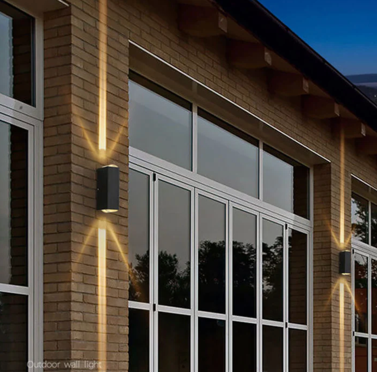 Up-down LED facade wall lamp – a modern outdoor lamp 1