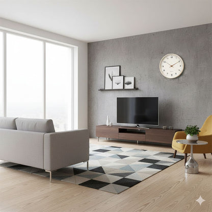 Elara Haus Modern Wall Clock - Solid Wood Scandinavian Minimalist Design 8