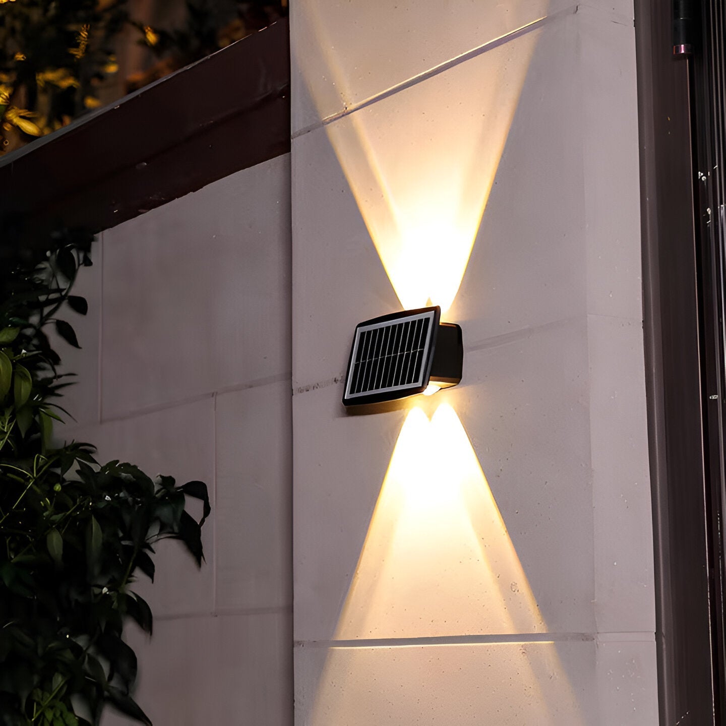 Auristia - Waterproof LED Solar Outdoor Wall Lamp with Up & Down Lighting 0