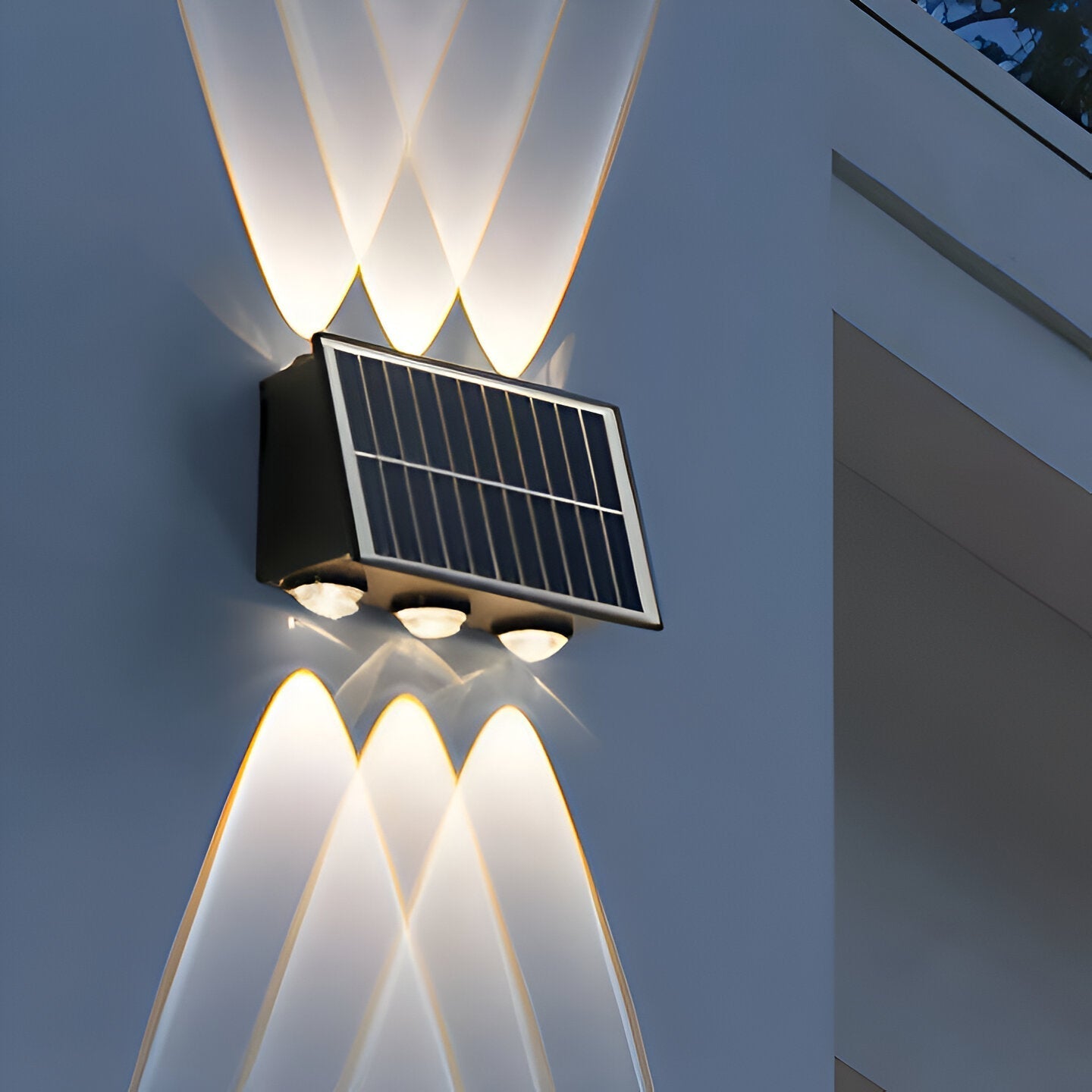 Auristia - Waterproof LED Solar Outdoor Wall Lamp with Up & Down Lighting 1