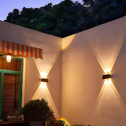 Auristia - Waterproof LED Solar Outdoor Wall Lamp with Up & Down Lighting 2