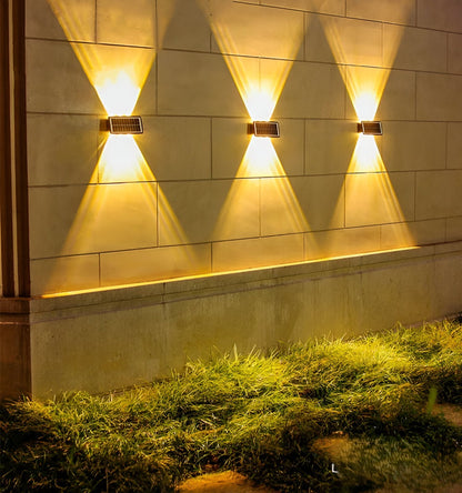 Auristia - Waterproof LED Solar Outdoor Wall Lamp with Up & Down Lighting 6
