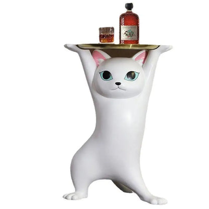 Phanora - Cat Figure Side Table for Living Room as Decorative Furniture 5