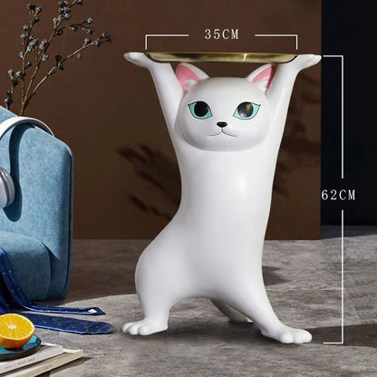 Phanora - Cat Figure Side Table for Living Room as Decorative Furniture 6