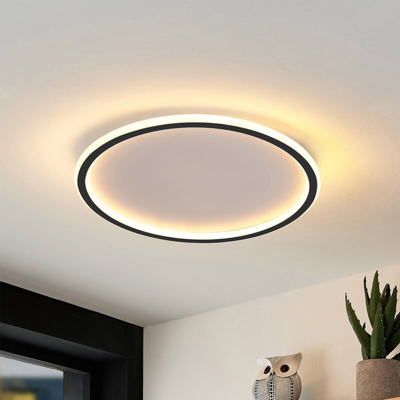 Arisha Modern LED Round Ceiling Lights White Hollow 3
