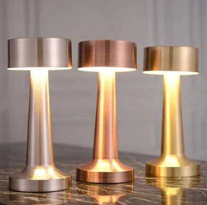 Elara Haus ModernArt Cordless Table Lamp - Dimmable LED, Touch Control & Rechargeable