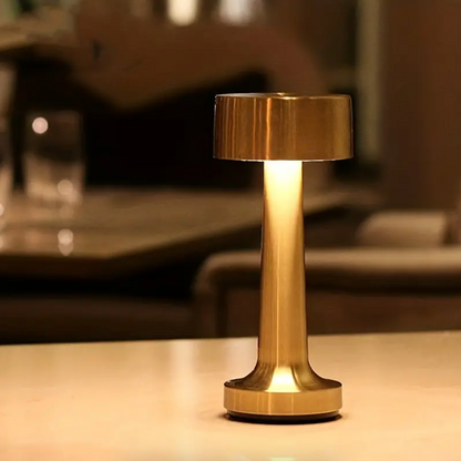 Elara Haus ModernArt Cordless Table Lamp - Dimmable LED, Touch Control & Rechargeable