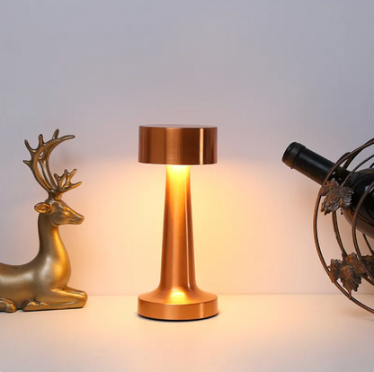 Elara Haus ModernArt Cordless Table Lamp - Dimmable LED, Touch Control & Rechargeable