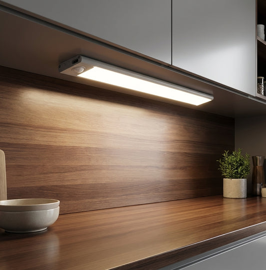Elara Haus Motion Sensor LED Light - Rechargeable Plastic Wireless Illumination