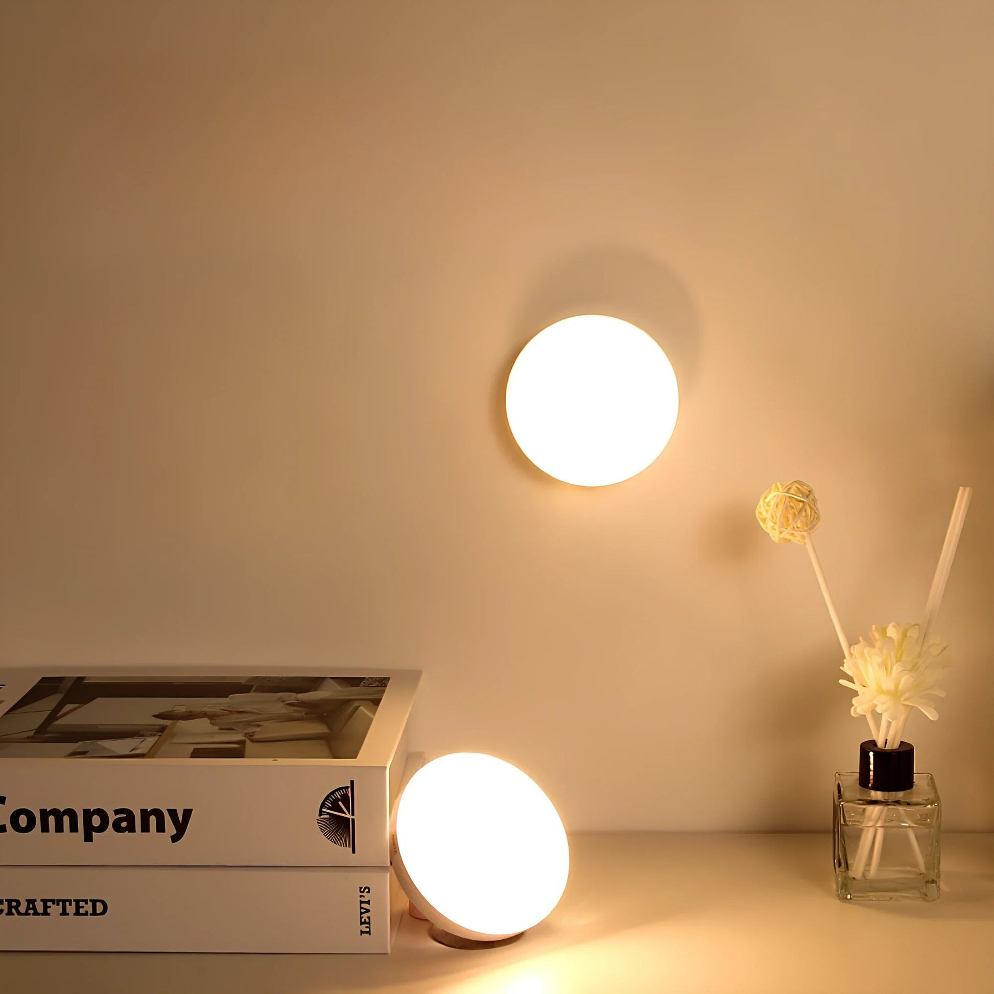 Elara Haus Motion Sensor Night Light - Durable Plastic Wireless Sensor Lights Indoor 0