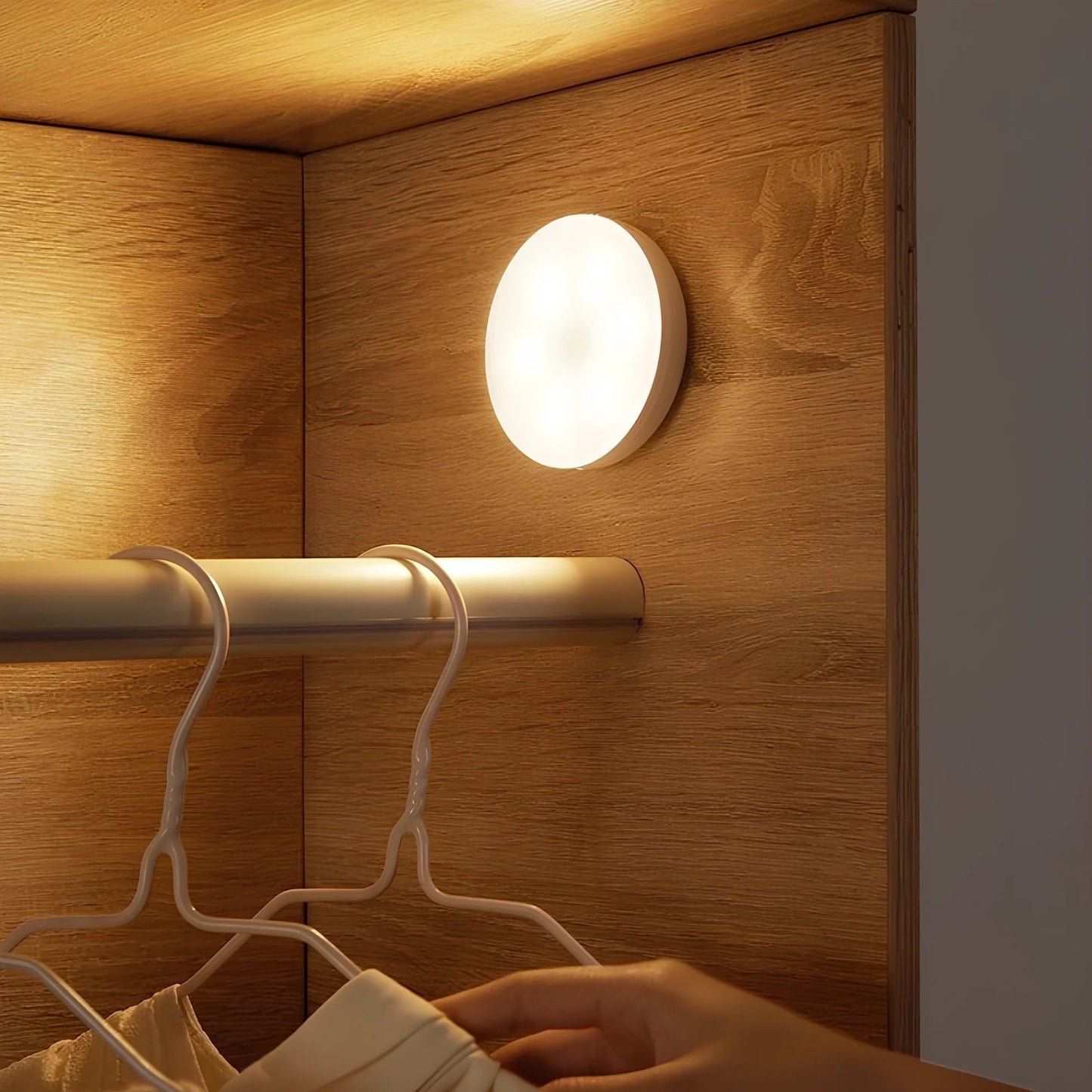 Elara Haus Motion Sensor Night Light - Durable Plastic Wireless Sensor Lights Indoor 1