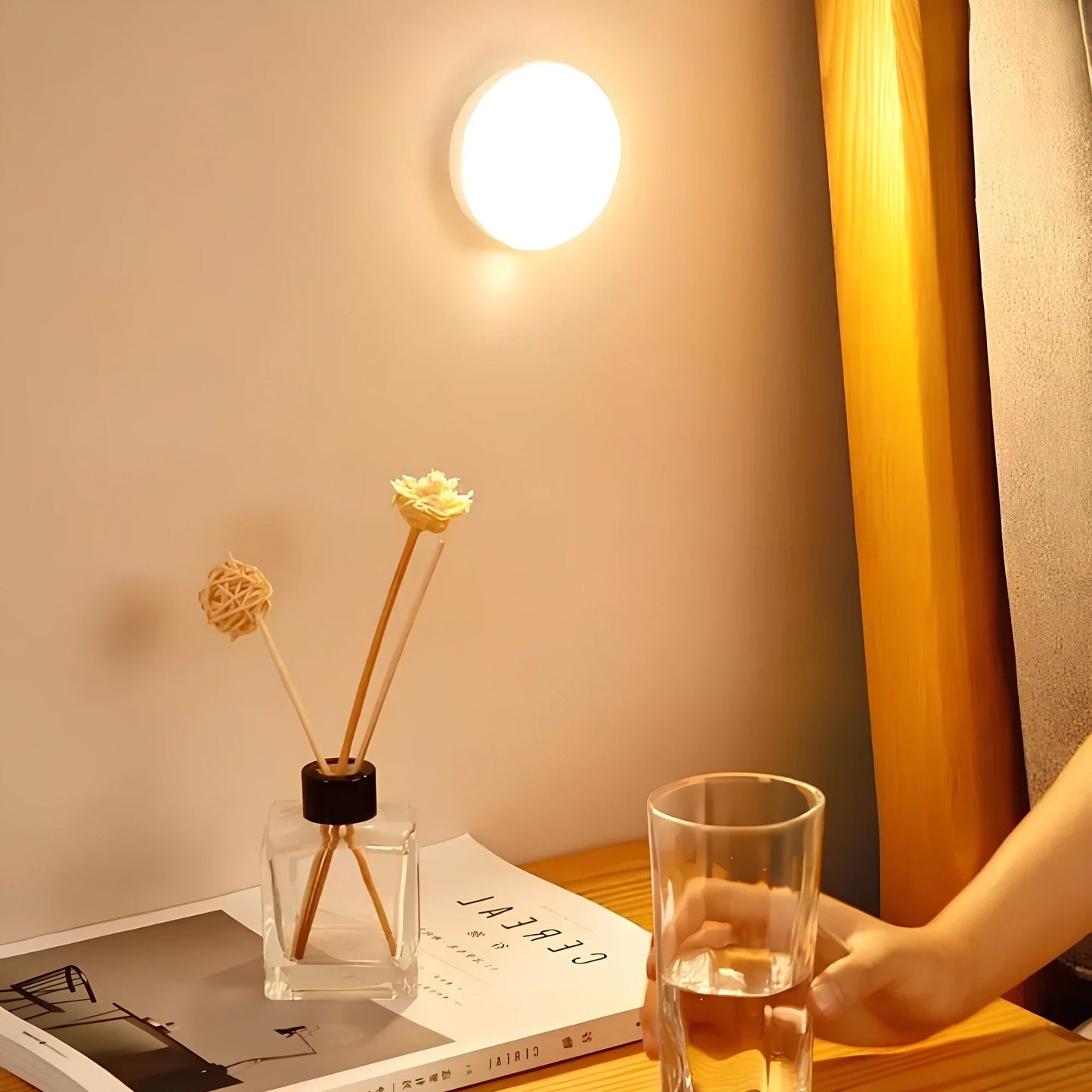 Elara Haus Motion Sensor Night Light - Durable Plastic Wireless Sensor Lights Indoor 4