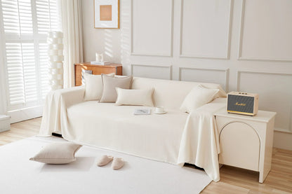 Elara Haus Mousoon Throw - Off White