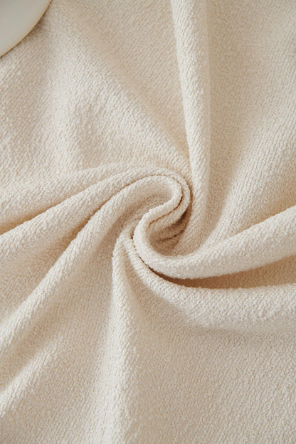 Elara Haus Mousoon Throw - Off White