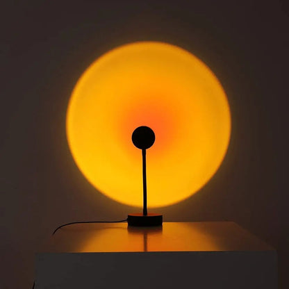 Elara Haus Multicolor Sunset Projector - USB Atmosphere Desk Lamp