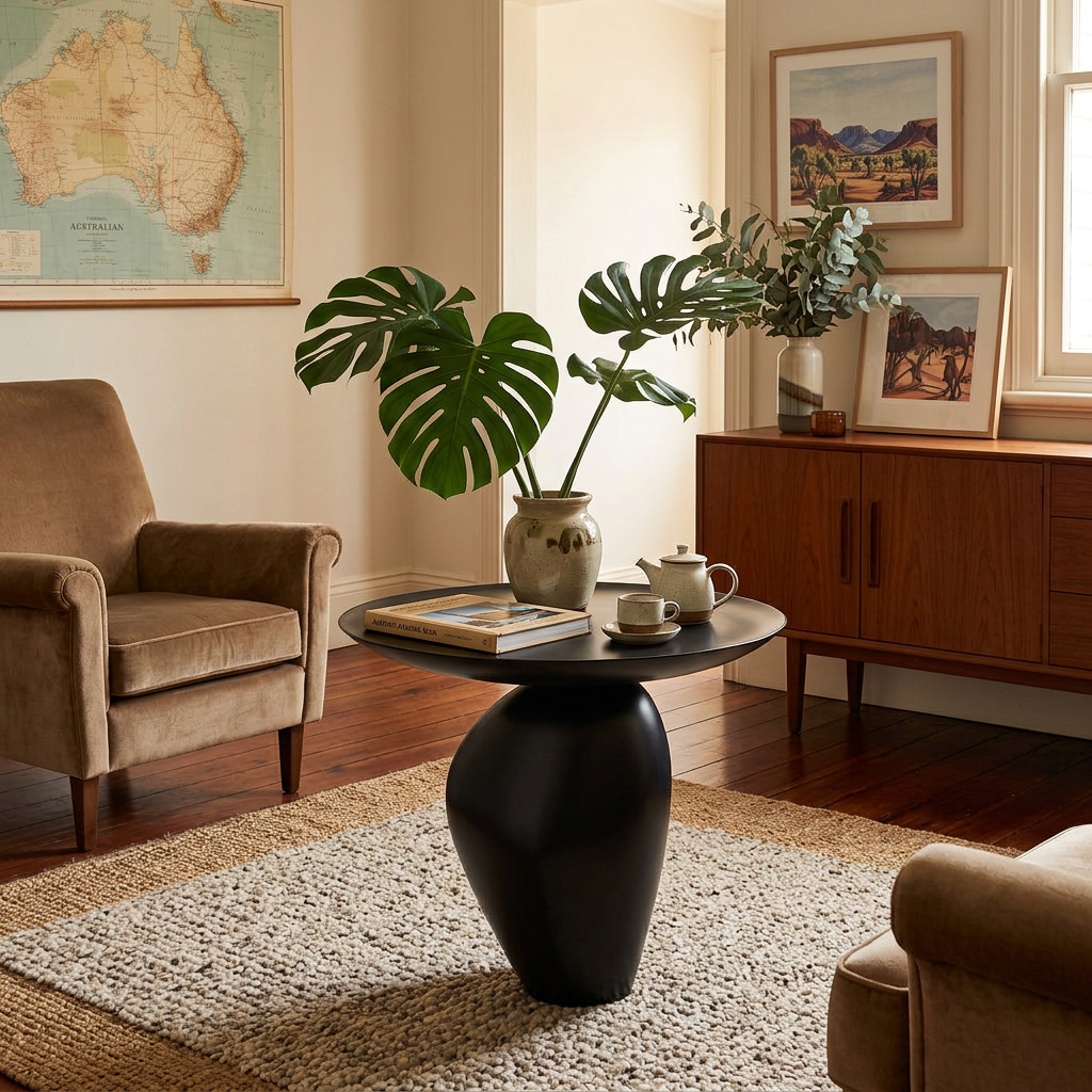 Elara Haus Norvana Vintage Coffee Table Side Table Classic Design