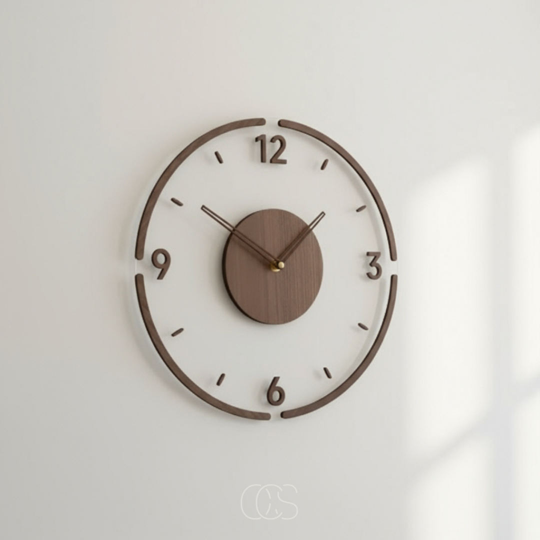 OCS - Norwegian Silent Wall Clock 0