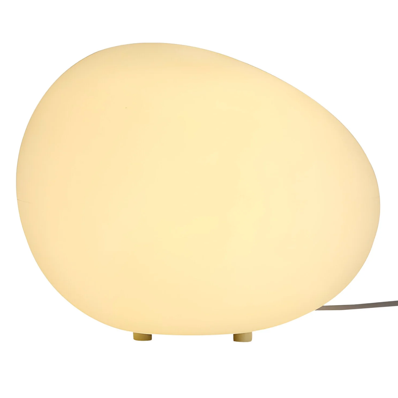 Stone-shaped table lamp – minimalist elegance in an organic form 7