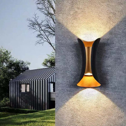 Elara Haus Outdoor Wall Lamp - Metal and Acrylic Outdoor Wall Lights 8