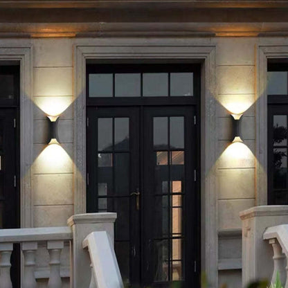 Elara Haus Outdoor Wall Lamp - Metal and Acrylic Outdoor Wall Lights 12