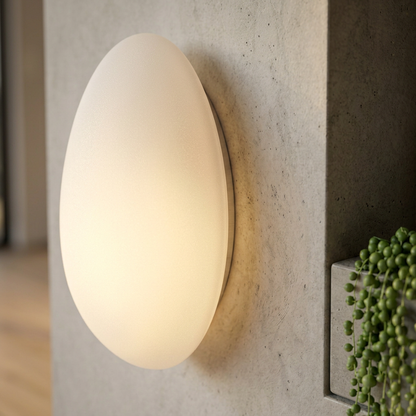 Elara Haus Oval Glass Flush Mount
