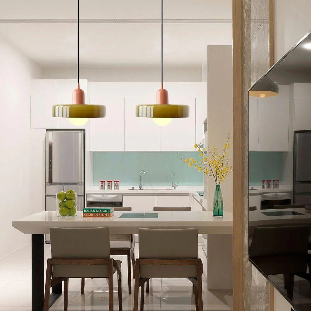 Elara Haus Pendant Light - Glass Kitchen Pendant Lighting Contemporary Design 2