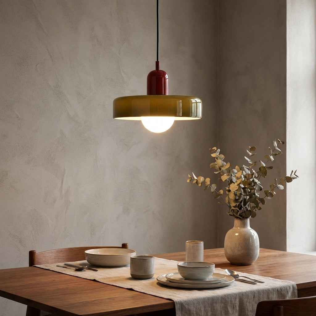 Elara Haus Pendant Light - Glass Kitchen Pendant Lighting Contemporary Design