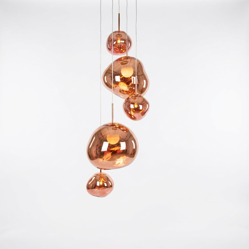 Elara Haus Pendant Light - Metal and Acrylic Kitchen Pendant Lighting