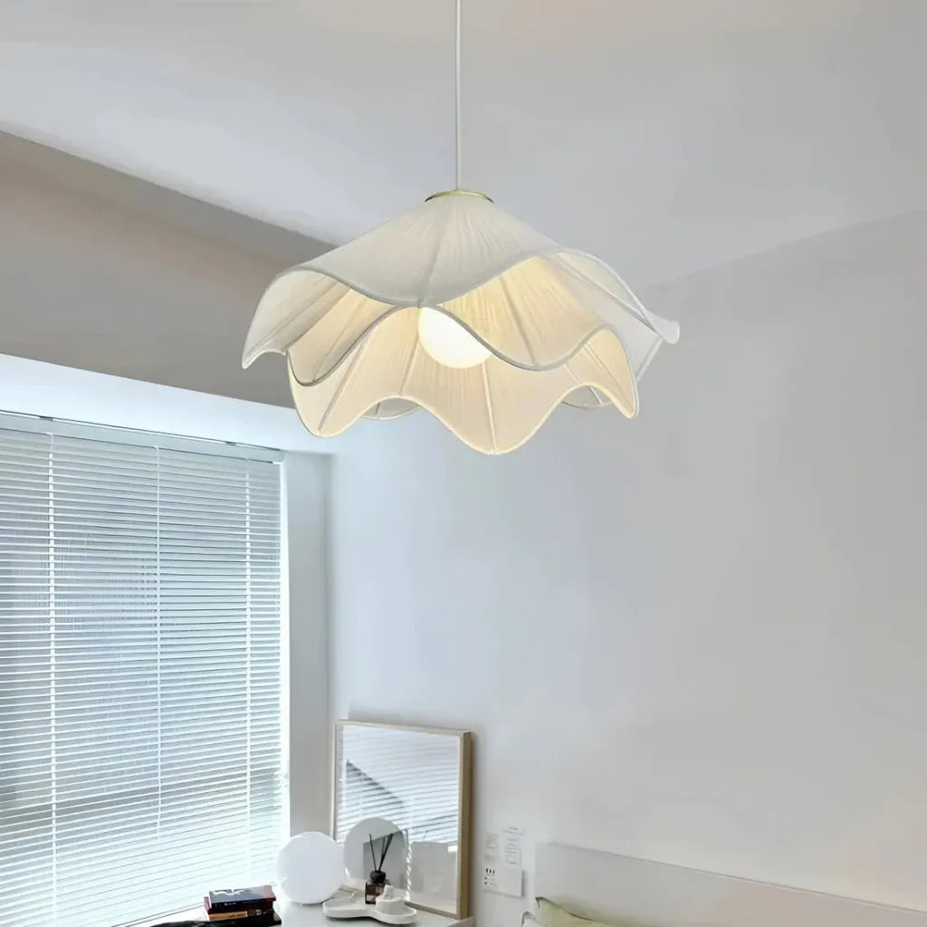 Elara Haus Pendant Light - Metal and Fabric Kitchen Pendant Lighting 40cm 50cm 60cm 1