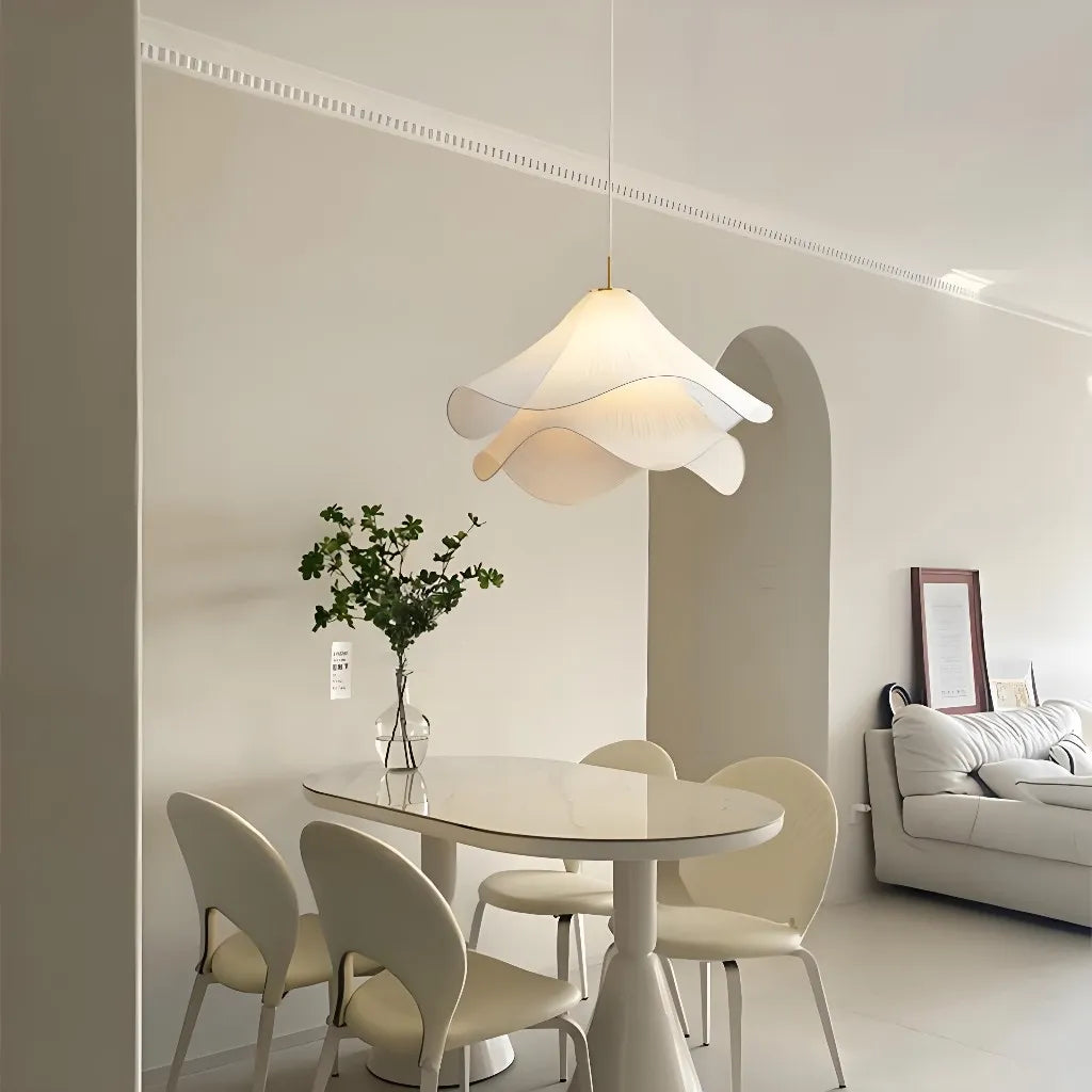 Elara Haus Pendant Light - Metal and Fabric Kitchen Pendant Lighting 40cm 50cm 60cm 2