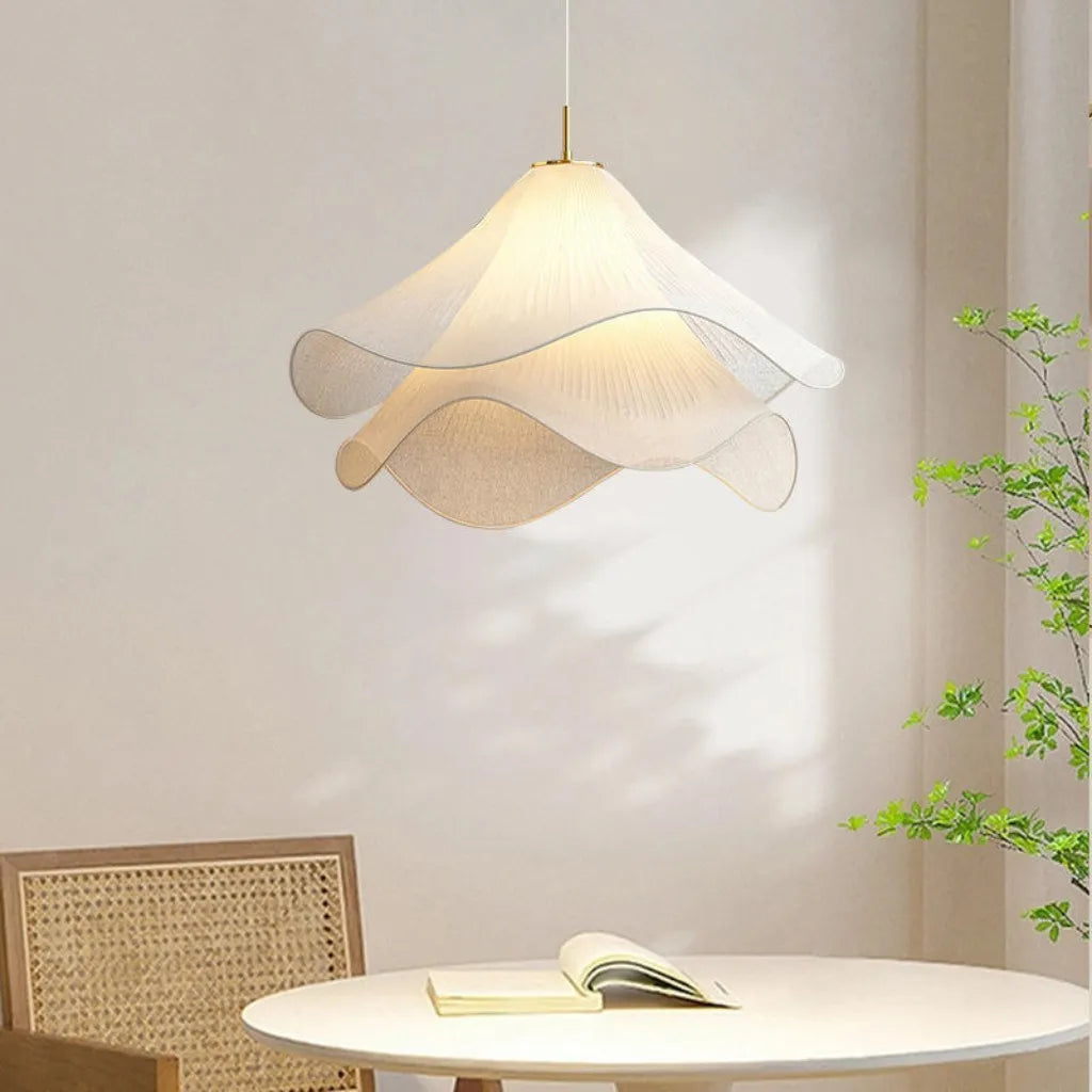 Elara Haus Pendant Light - Metal and Fabric Kitchen Pendant Lighting 40cm 50cm 60cm 7
