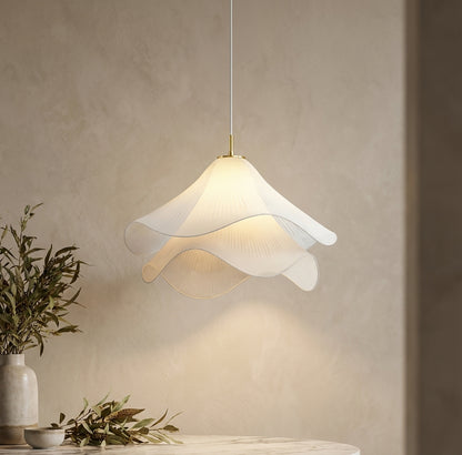 Elara Haus Pendant Light - Metal and Fabric Kitchen Pendant Lighting 40cm 50cm 60cm