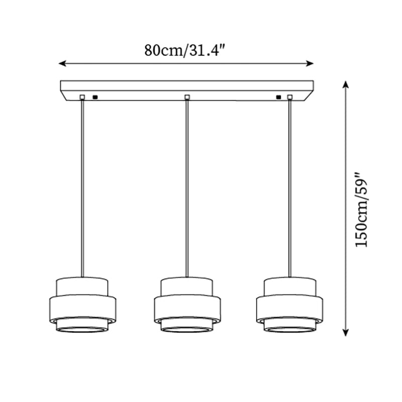 Elara Haus Pendant Light - Travertine Stone Kitchen Pendant Lighting 8