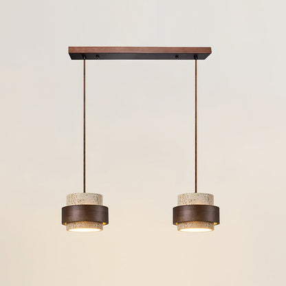 Elara Haus Pendant Light - Travertine Stone Kitchen Pendant Lighting 9