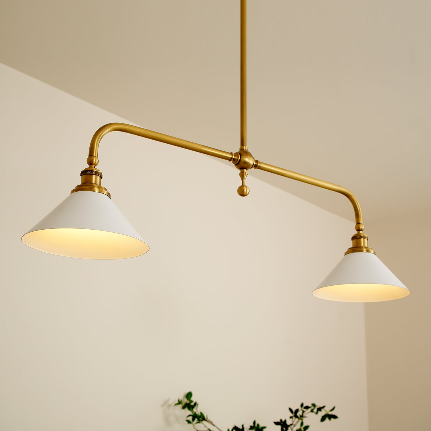 Elara Haus Pendant Light - Vintage Metal And Glass Kitchen Pendant Lighting 8
