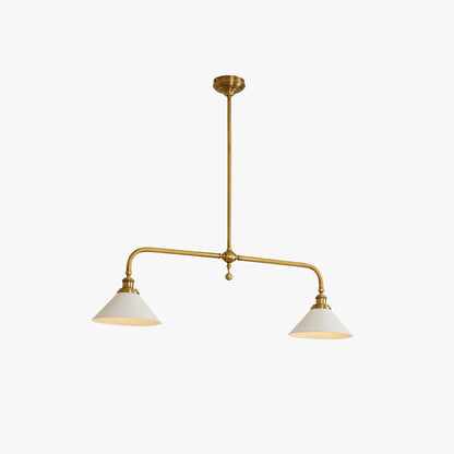 Elara Haus Pendant Light - Vintage Metal And Glass Kitchen Pendant Lighting 1