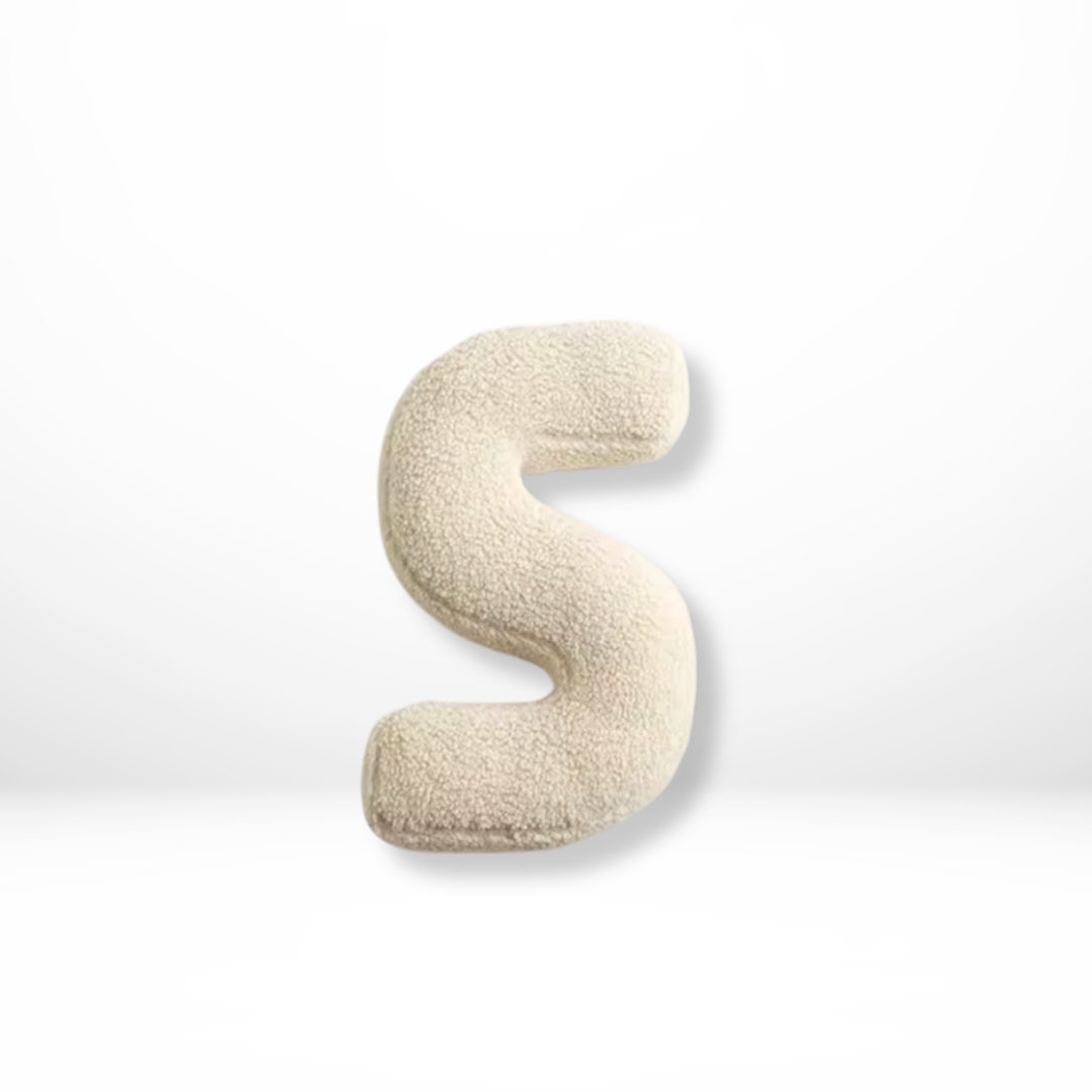 Avenia - Velvet Alphabet Decorative Cushion With Letters A To Z 9