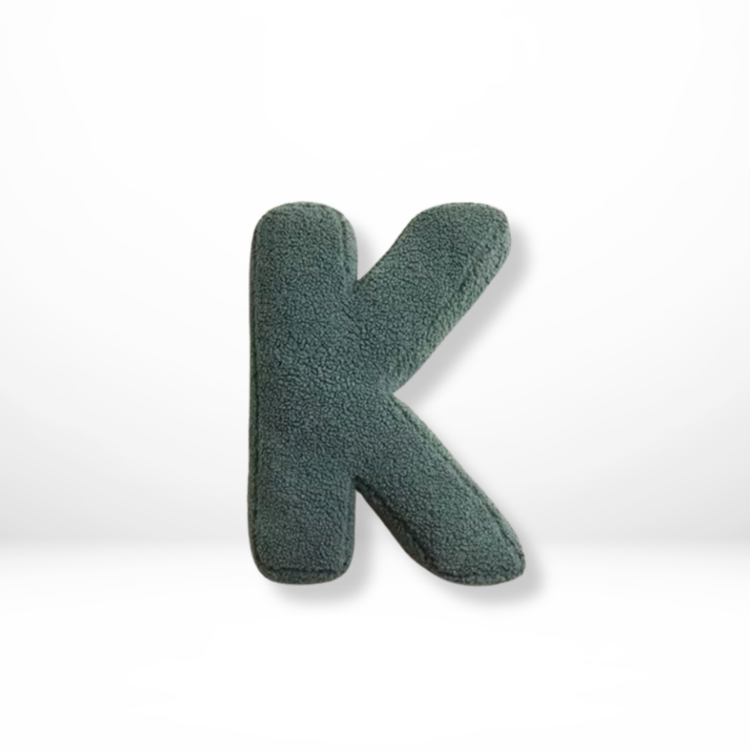 Avenia - Velvet Alphabet Decorative Cushion With Letters A To Z 15