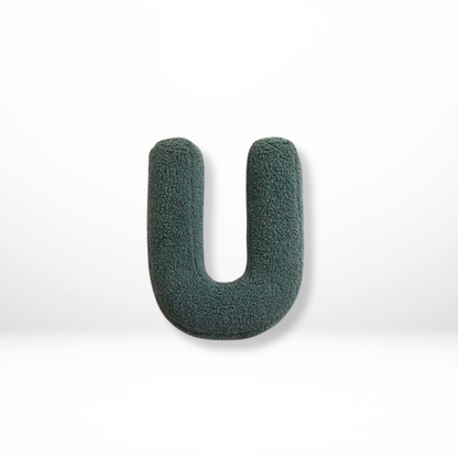 Avenia - Velvet Alphabet Decorative Cushion With Letters A To Z 17