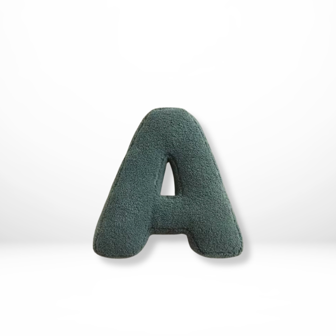 Avenia - Velvet Alphabet Decorative Cushion With Letters A To Z 0
