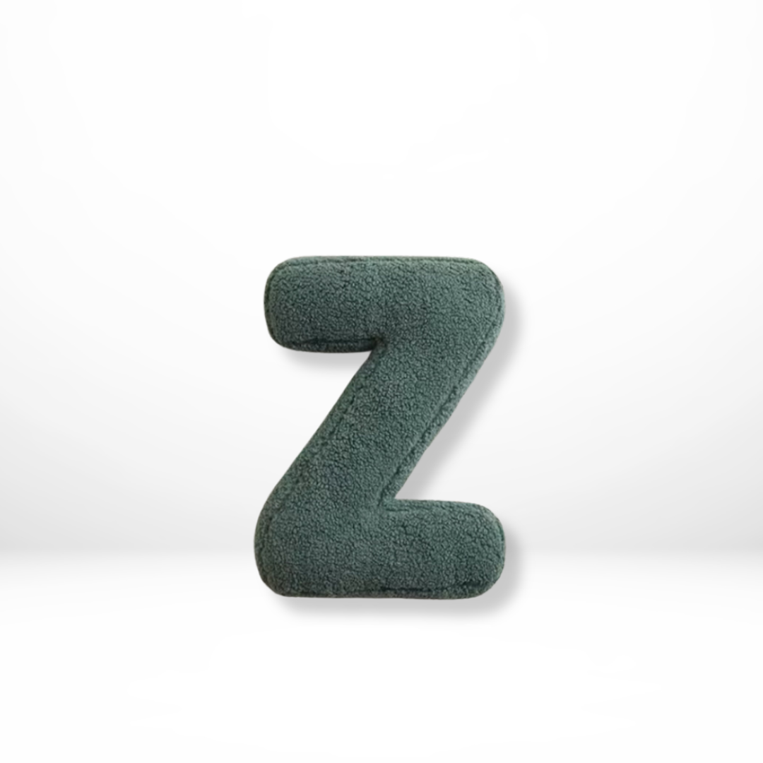 Avenia - Velvet Alphabet Decorative Cushion With Letters A To Z 18