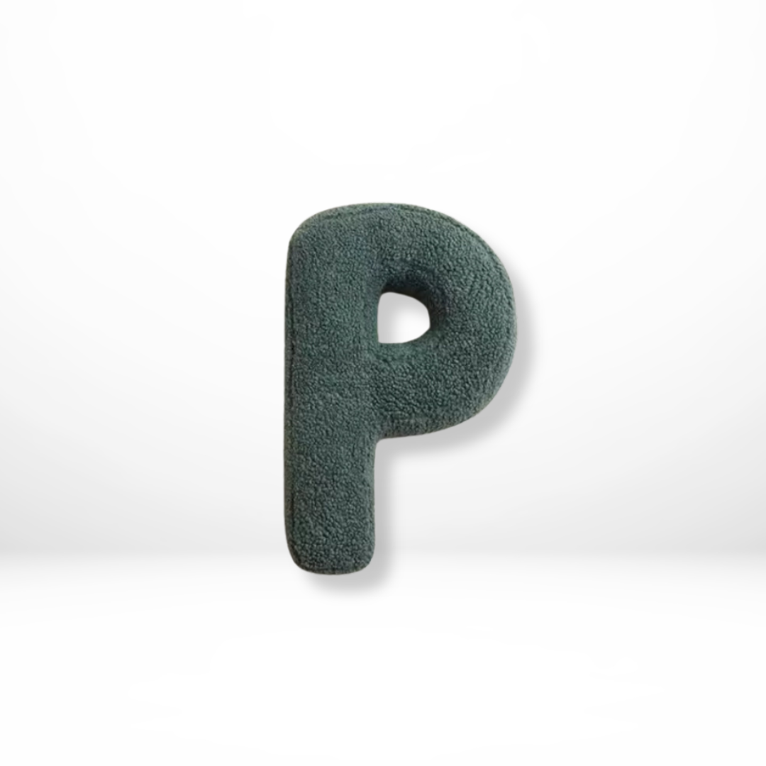 Avenia - Velvet Alphabet Decorative Cushion With Letters A To Z 20