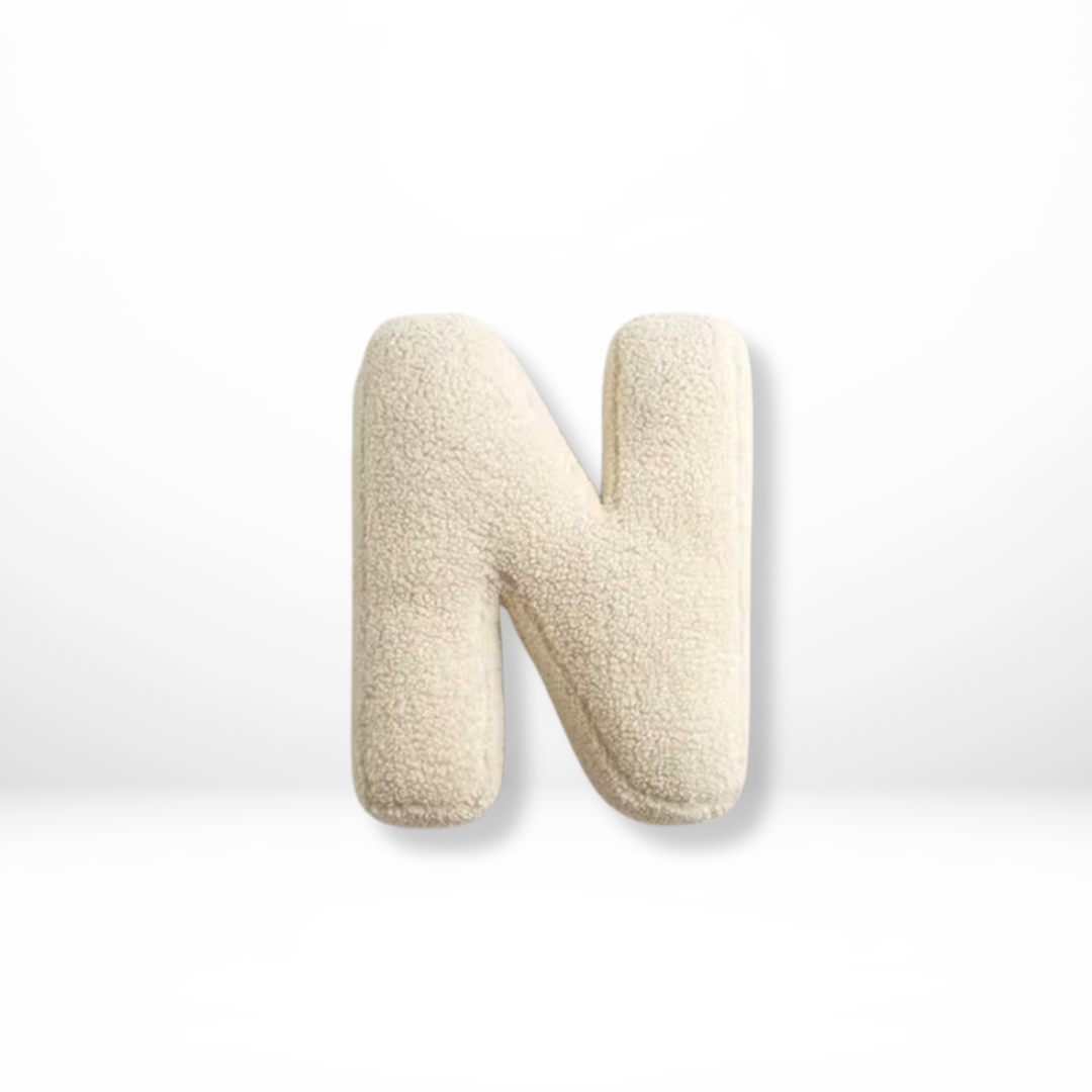Avenia - Velvet Alphabet Decorative Cushion With Letters A To Z 24