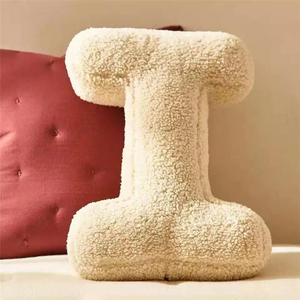 Avenia - Velvet Alphabet Decorative Cushion With Letters A To Z 4