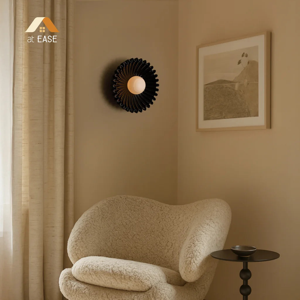 Marenys Modern Ceramic Flower Wall Light 8