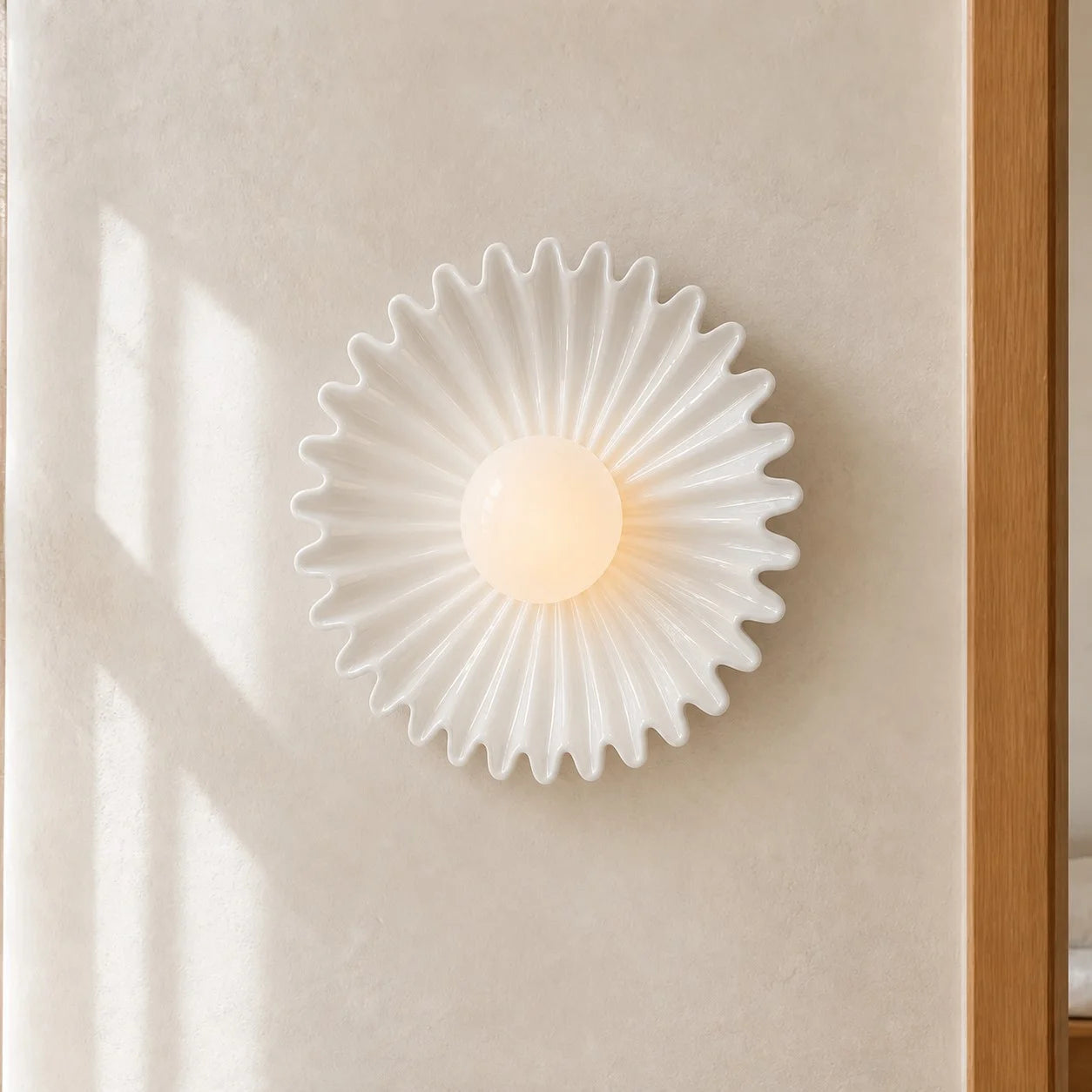 Marenys Modern Ceramic Flower Wall Light 1