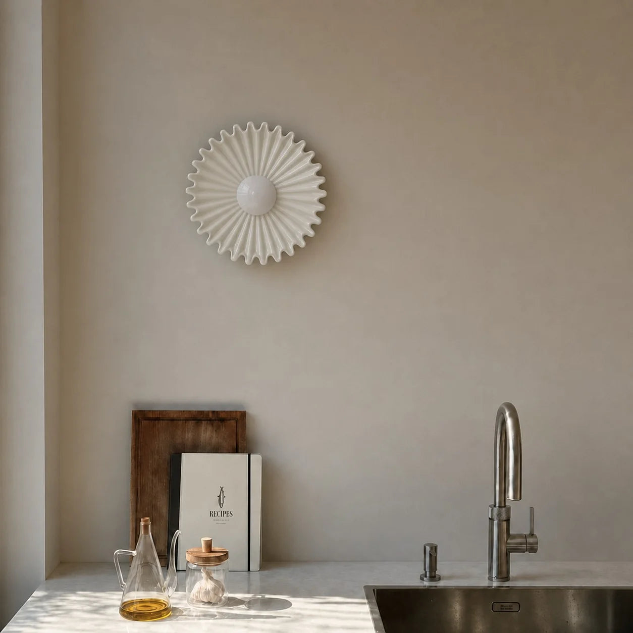 Marenys Modern Ceramic Flower Wall Light 3