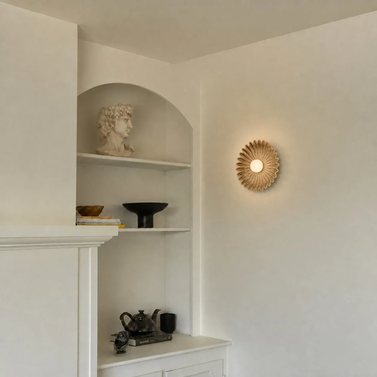 Marenys Modern Ceramic Flower Wall Light 5